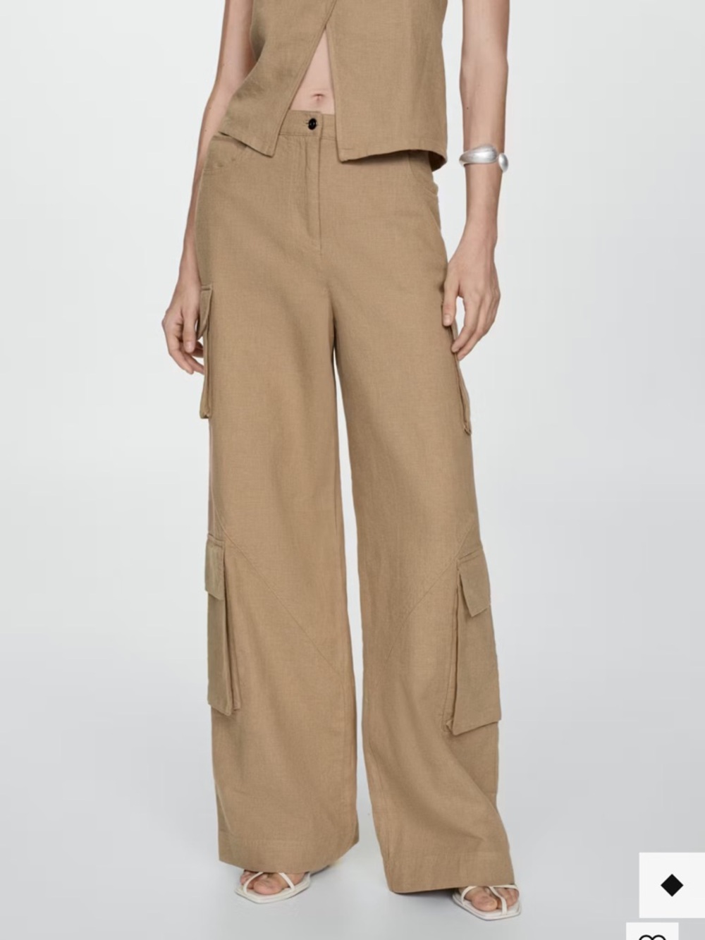 Mango COTTON CARGO PANTS
